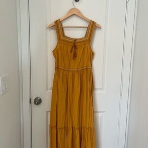 Old Navy Mustard Maxi Dress